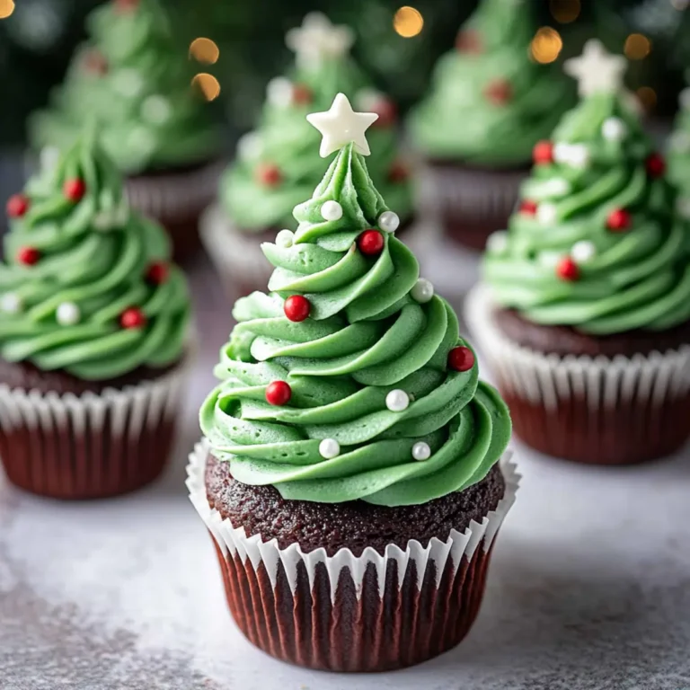 Christmas Tree Cupcakes Recipe