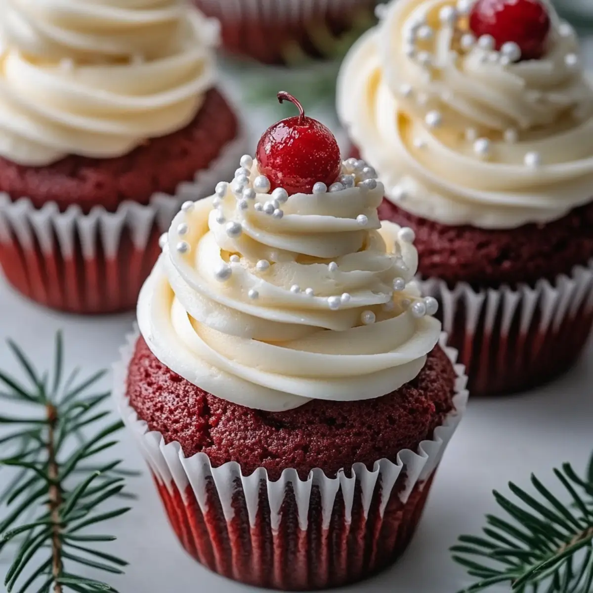Red Velvet Cupcakes with Vanilla Frosting Recipe