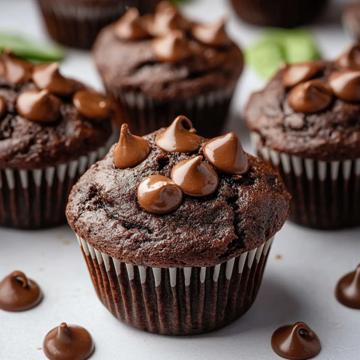 Chocolate Spinach Muffins Recipe
