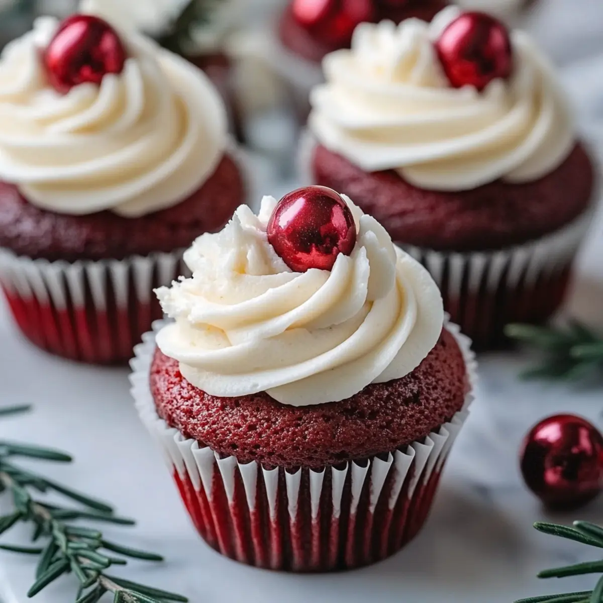 Red Velvet Cupcakes with Vanilla Frosting Recipe