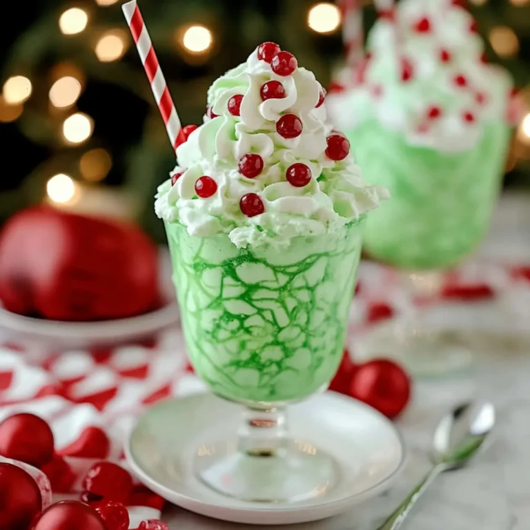 Grinch Fluff Dessert Recipe