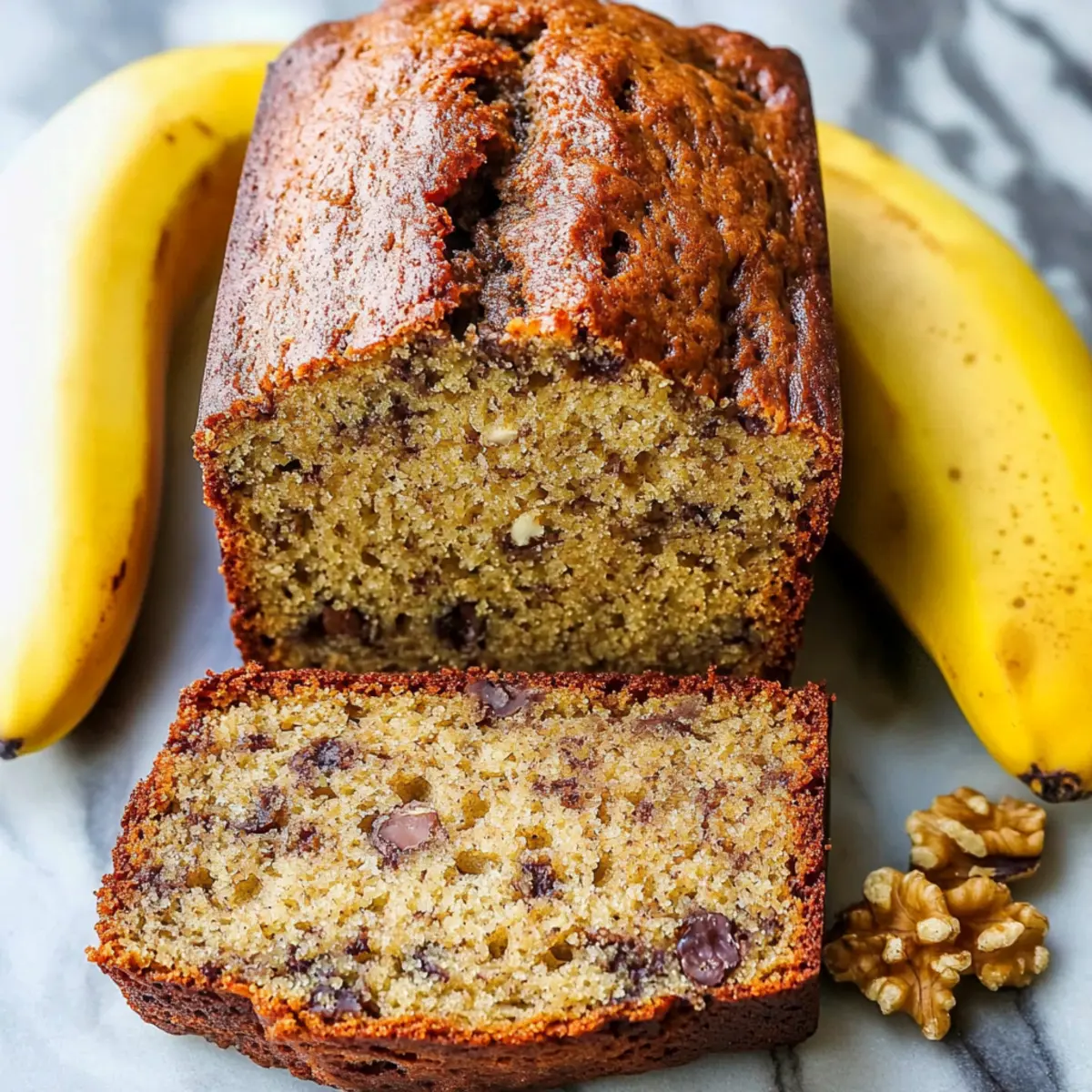 Best Moist Banana Bread with Walnuts Recipe