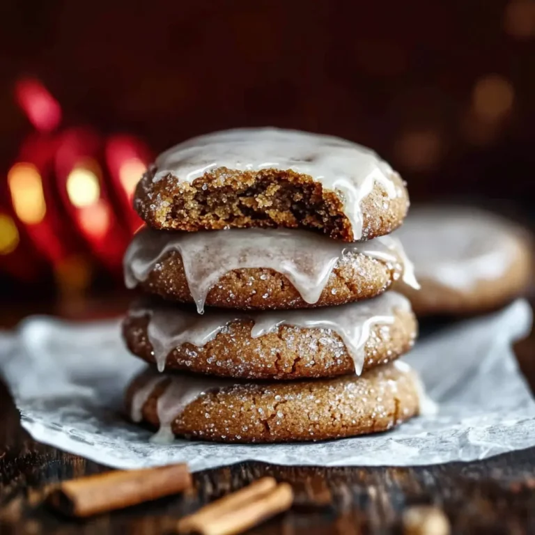Lebkuchen Cookies with Spiced Glaze Recipe