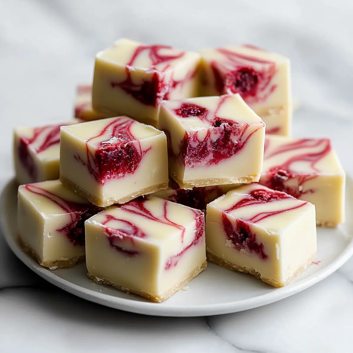White Chocolate Raspberry Fudge Recipe