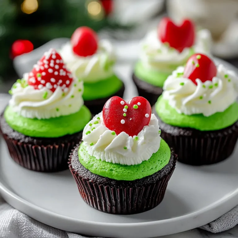 Grinch Mini Cheesecakes Recipe