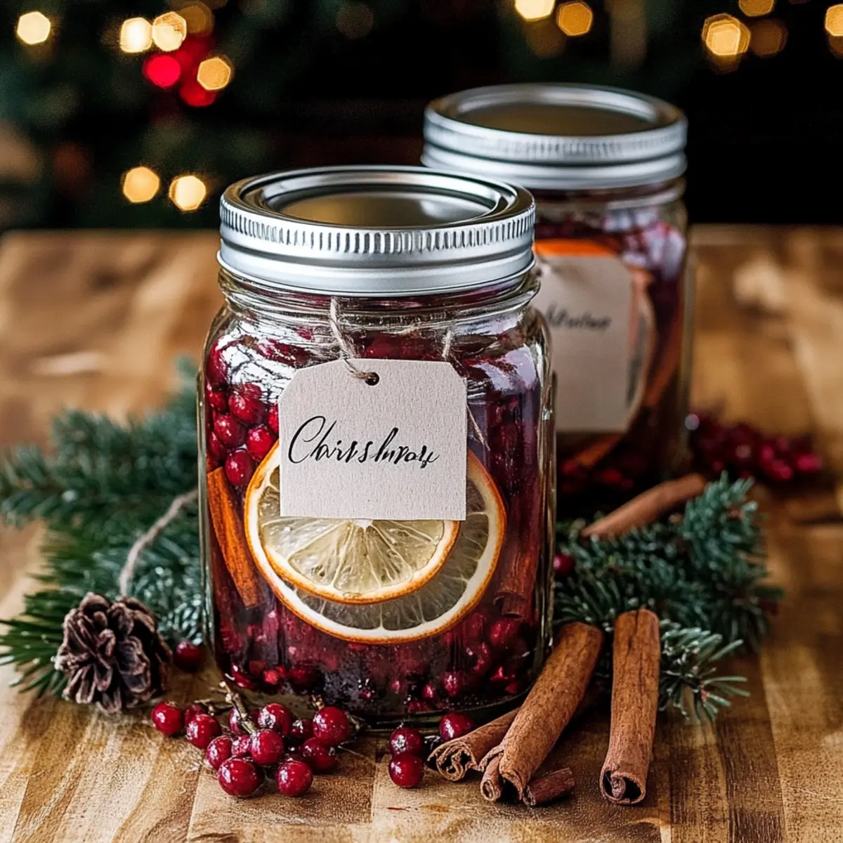 Christmas Simmer Pot in a Jar Recipe