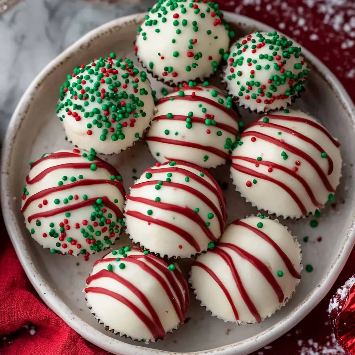 Christmas Tree Cake Truffles Recipe