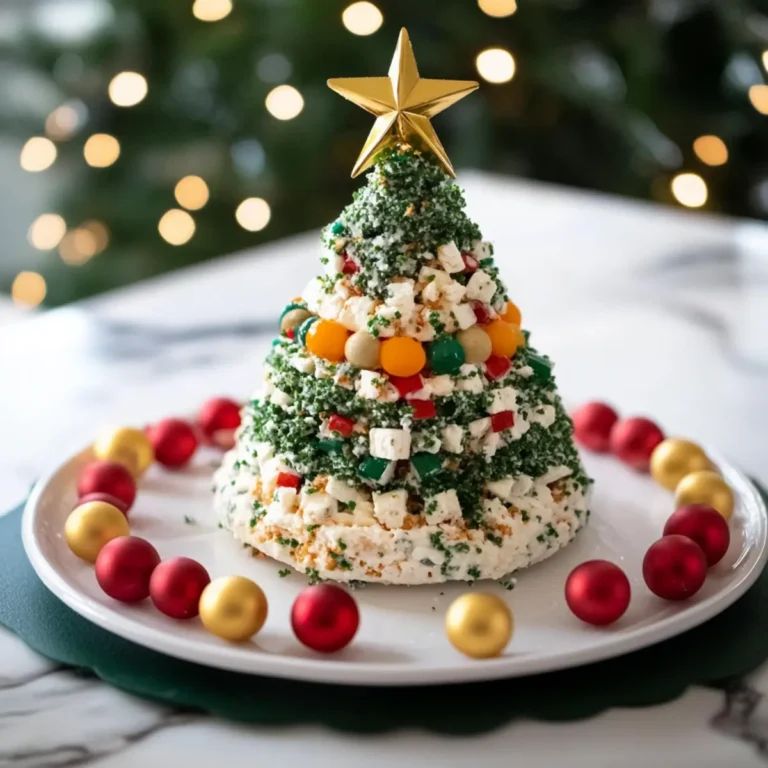 Christmas Tree Cheeseball Recipe