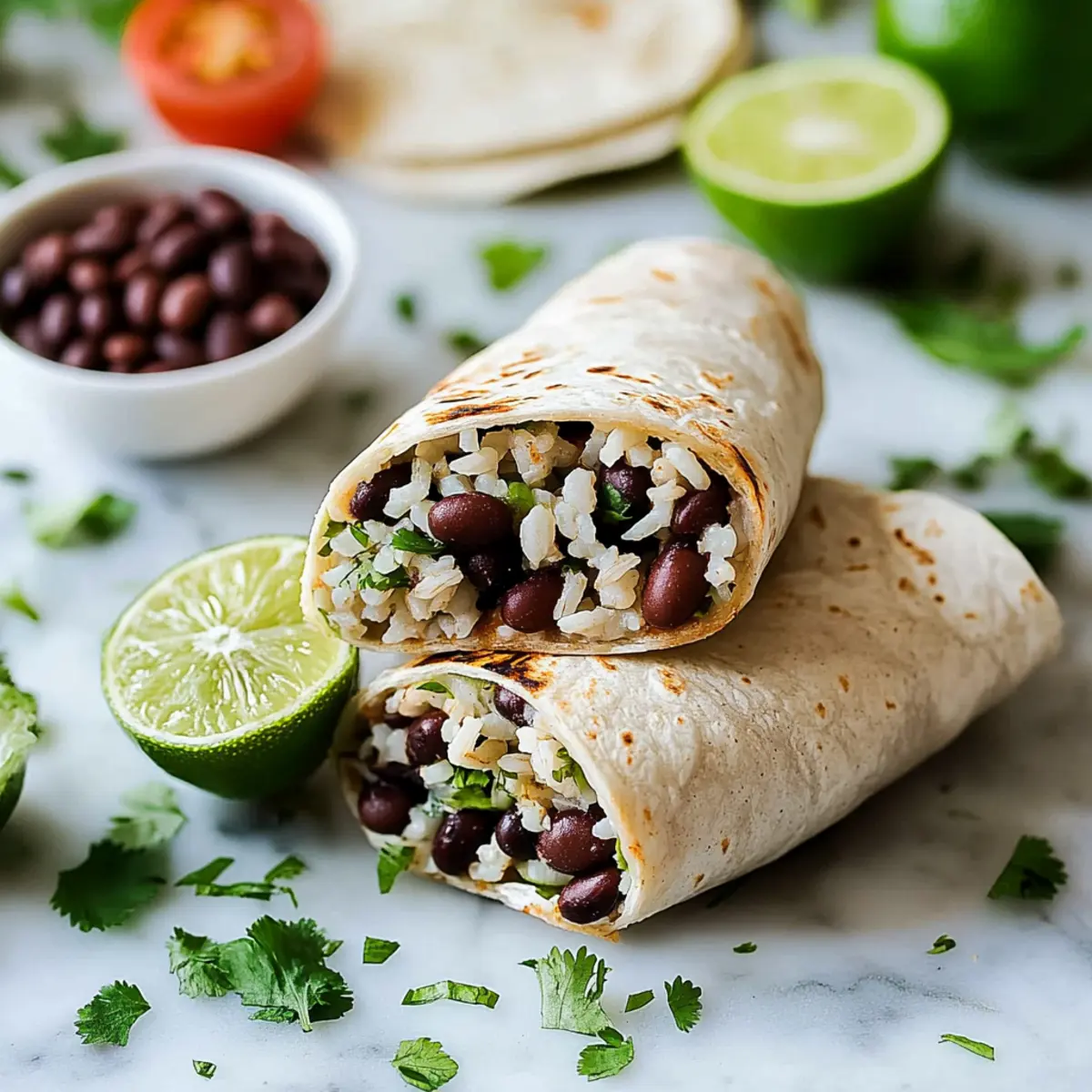 Black Bean and Rice Burritos Recipe
