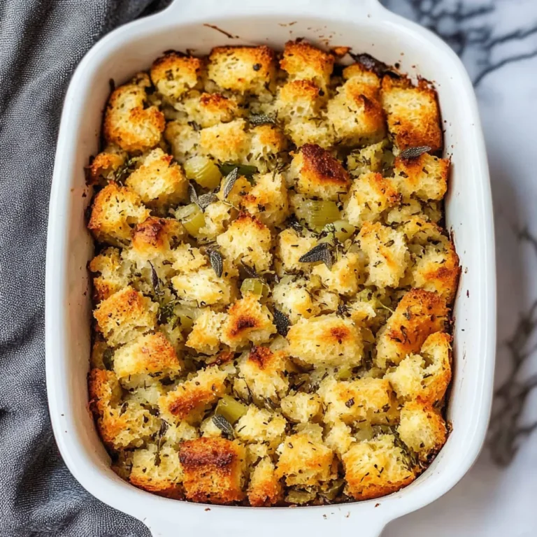 Homemade Stuffing Recipe with Sage and Herbs Recipe