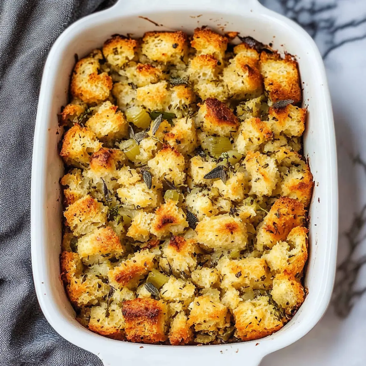 Homemade Stuffing Recipe with Sage and Herbs Recipe