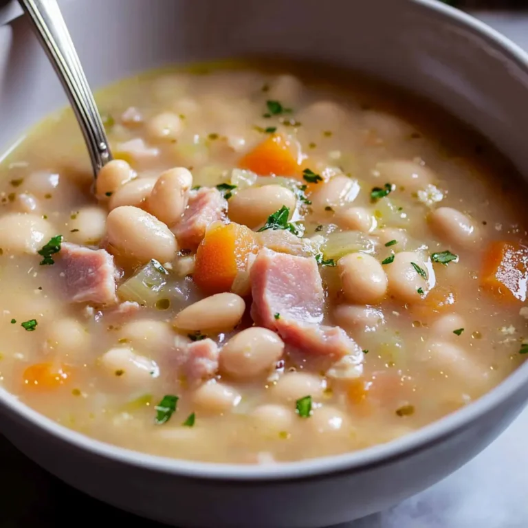 Hearty Ham and White Bean Soup Recipe