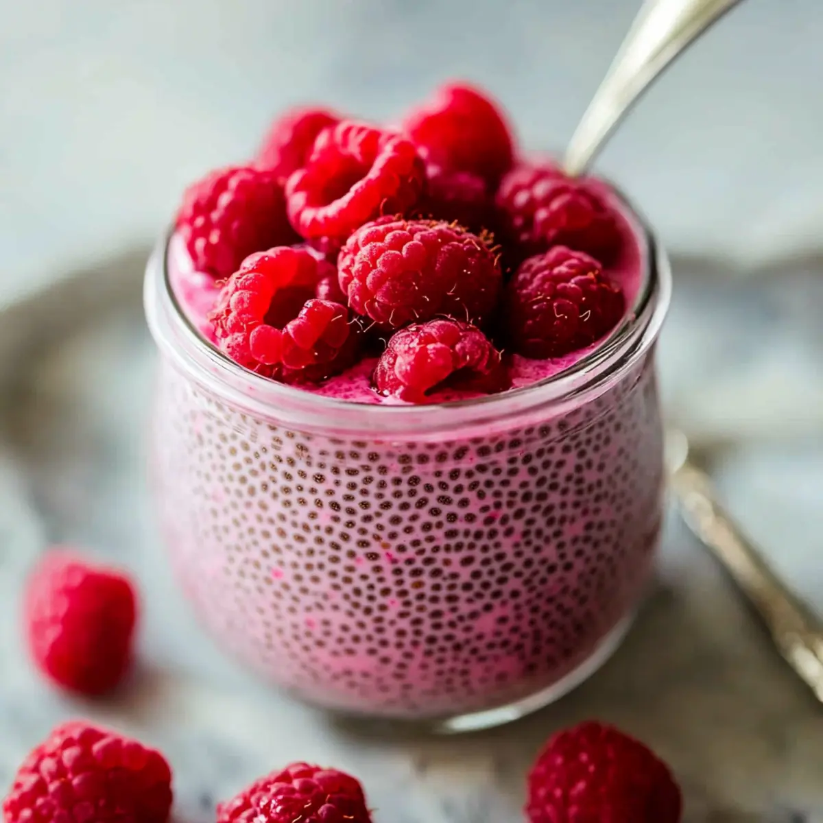 Raspberry Chia Pudding with Maple Syrup Recipe