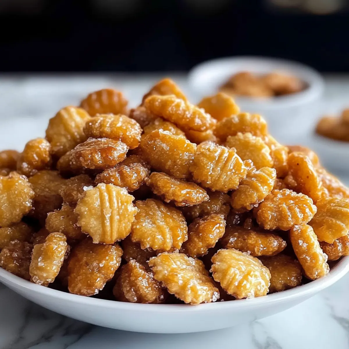 Oyster Cracker Toffee Snack Mix Recipe