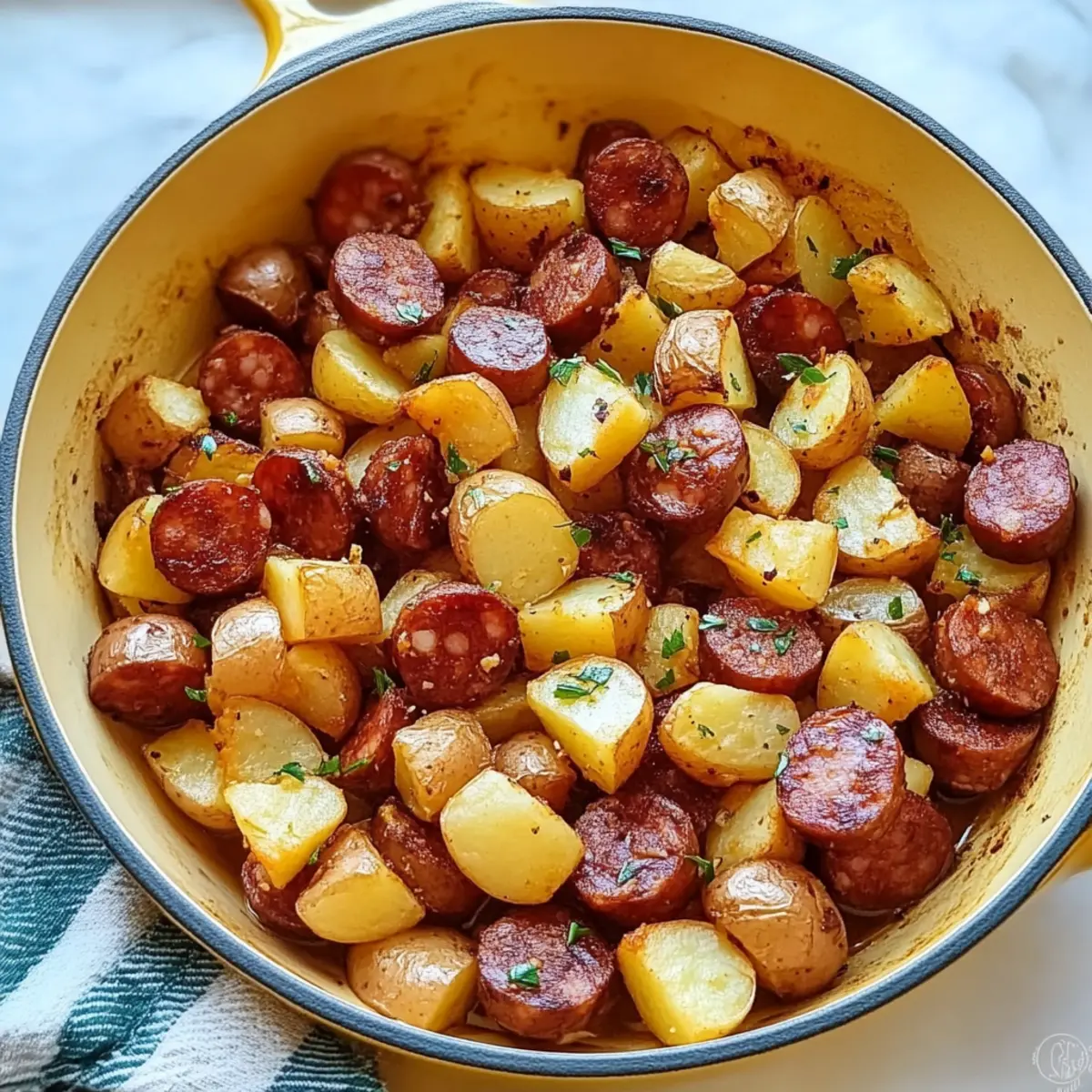 Kielbasa and Potatoes SkilletRecipe
