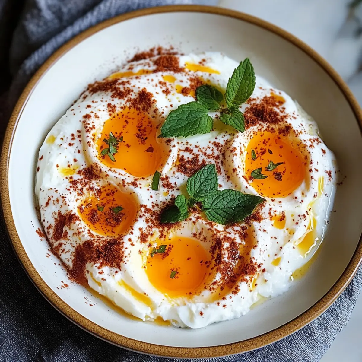 Turkish Eggs with Spiced Yogurt Recipe