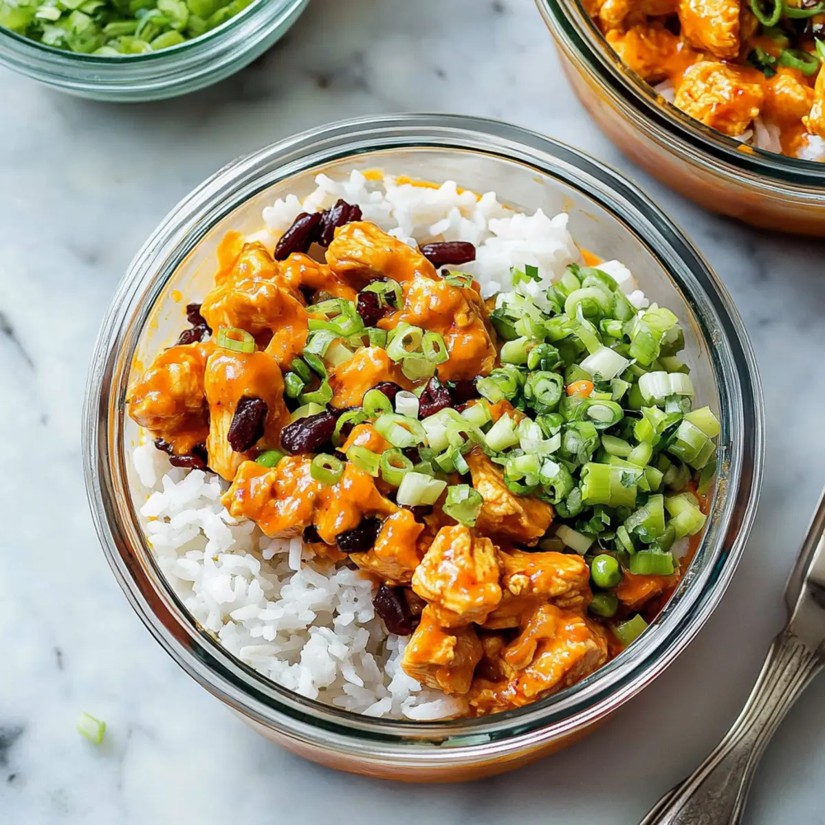 Buffalo Chicken Rice Bowls Recipe