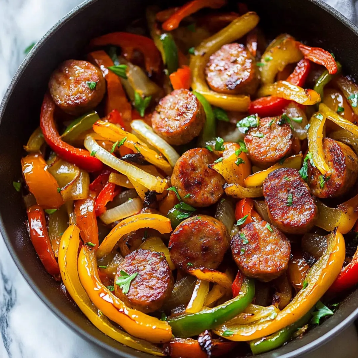 Sausage and Pepper Skillet Recipe