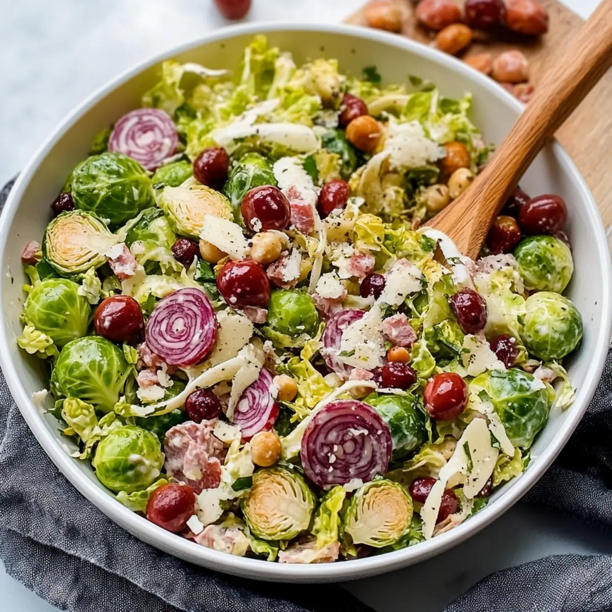 Italian Brussels Sprouts Salad Recipe