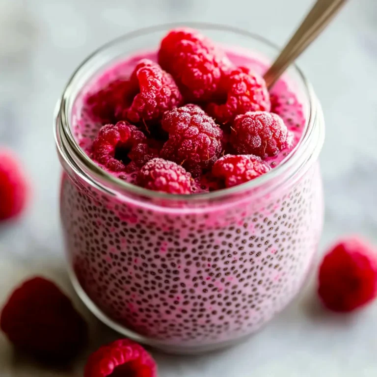 Raspberry Chia Pudding with Maple Syrup Recipe