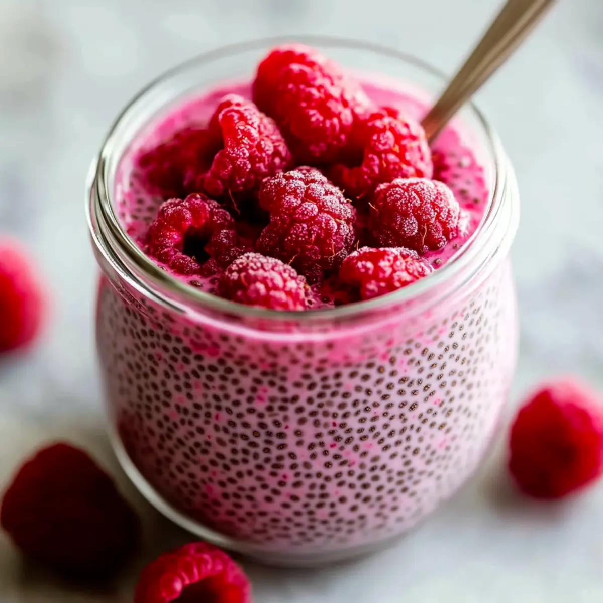 Raspberry Chia Pudding with Maple Syrup Recipe