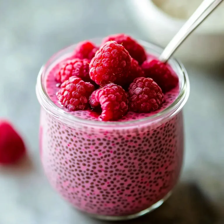 Raspberry Chia Pudding with Maple Syrup Recipe
