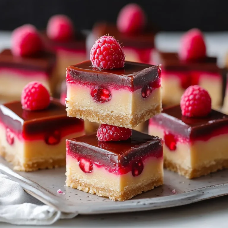 Raspberry Caramel Millionaires Shortbread Recipe