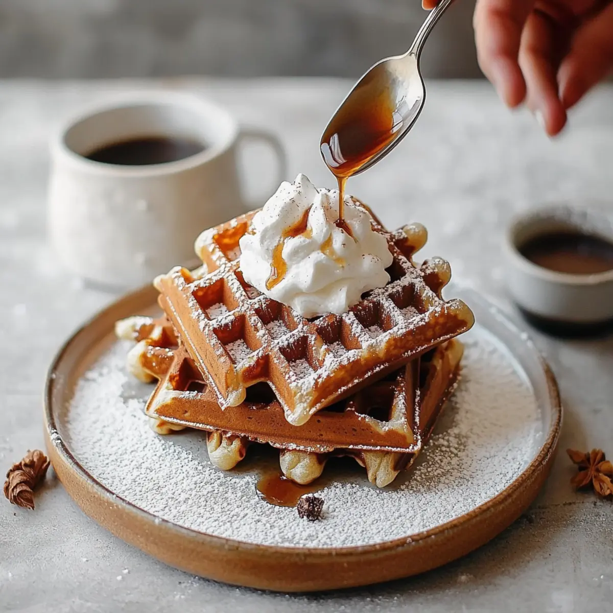 Gingerbread Waffles Recipe