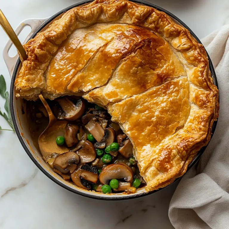 Mushroom Puff Pastry Pot Pie Recipe