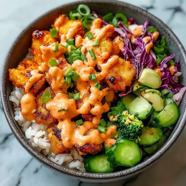 Bang Bang Chicken Bowl with Spicy Mayo Recipe