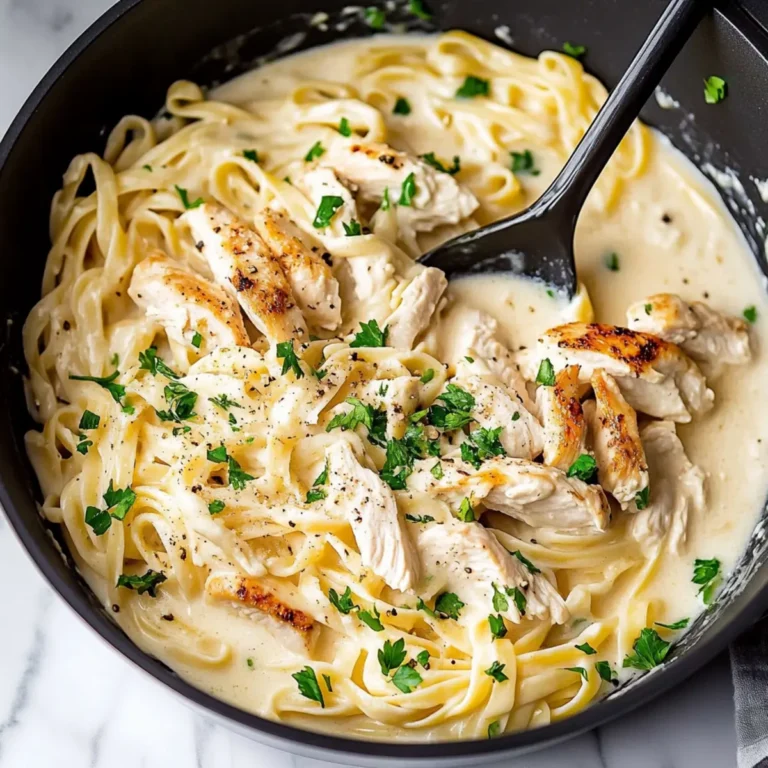 One Pot Chicken Alfredo Pasta Recipe