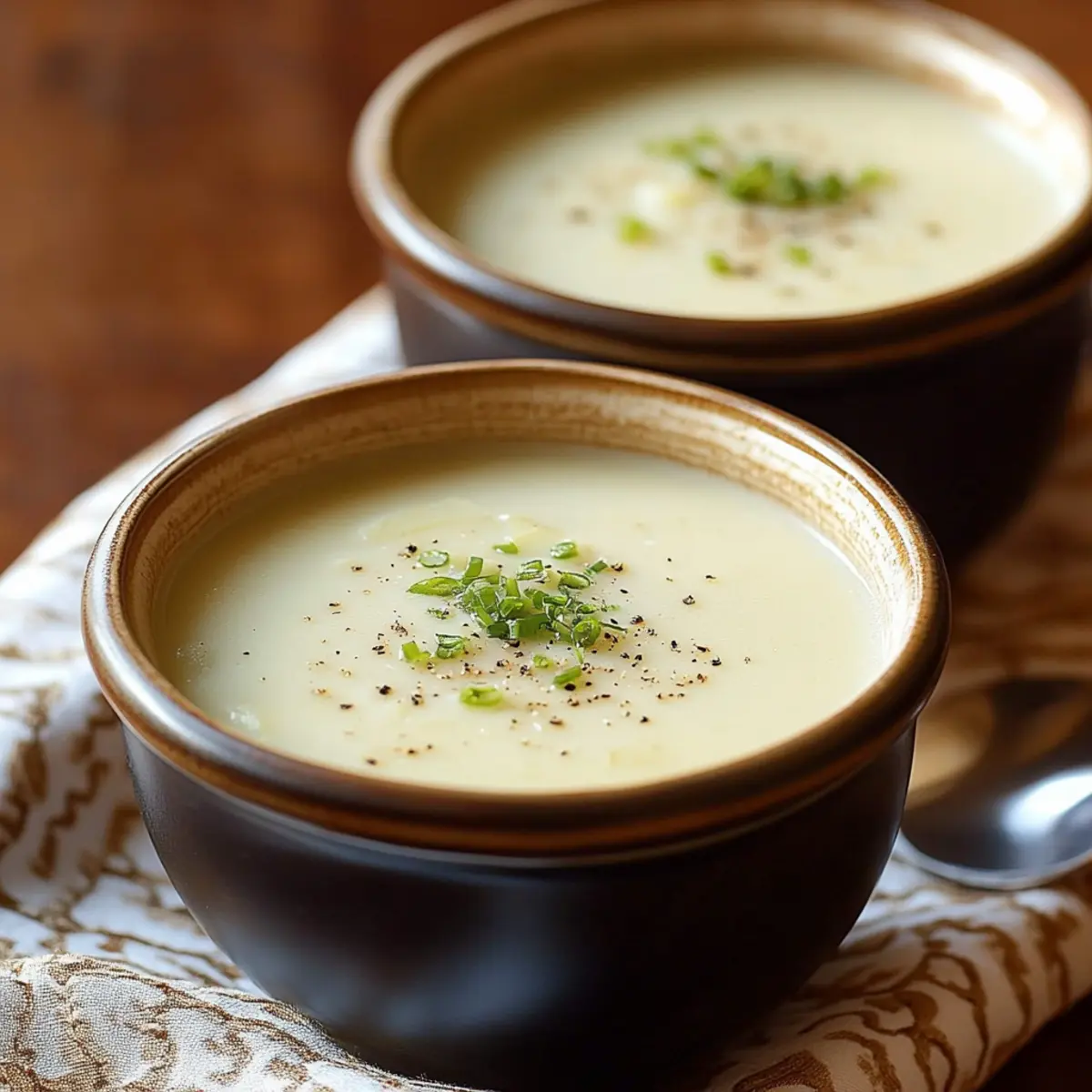 Creamy Potato Leek Soup Recipe
