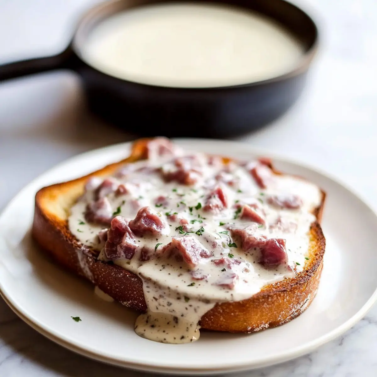 Chipped Beef on Toast Recipe