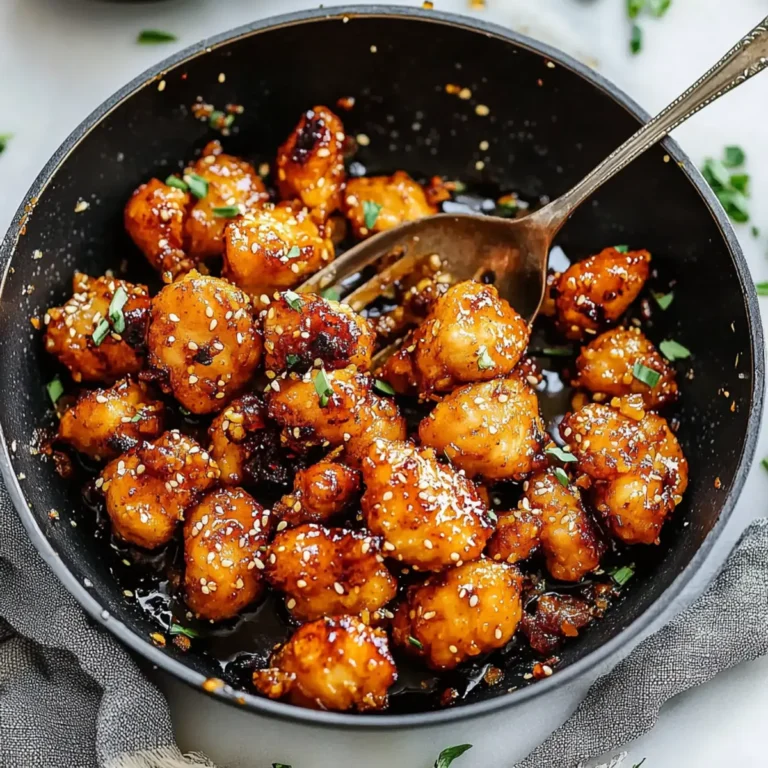 Honey Garlic Chicken Bites Recipe