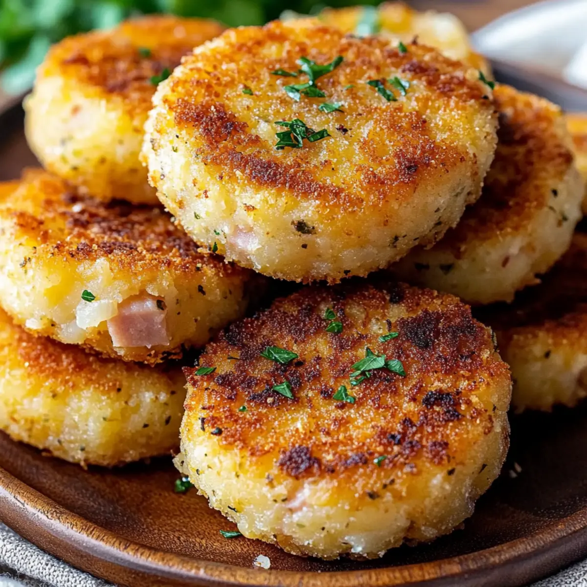 Ham and Cheese Potato Croquettes Recipe