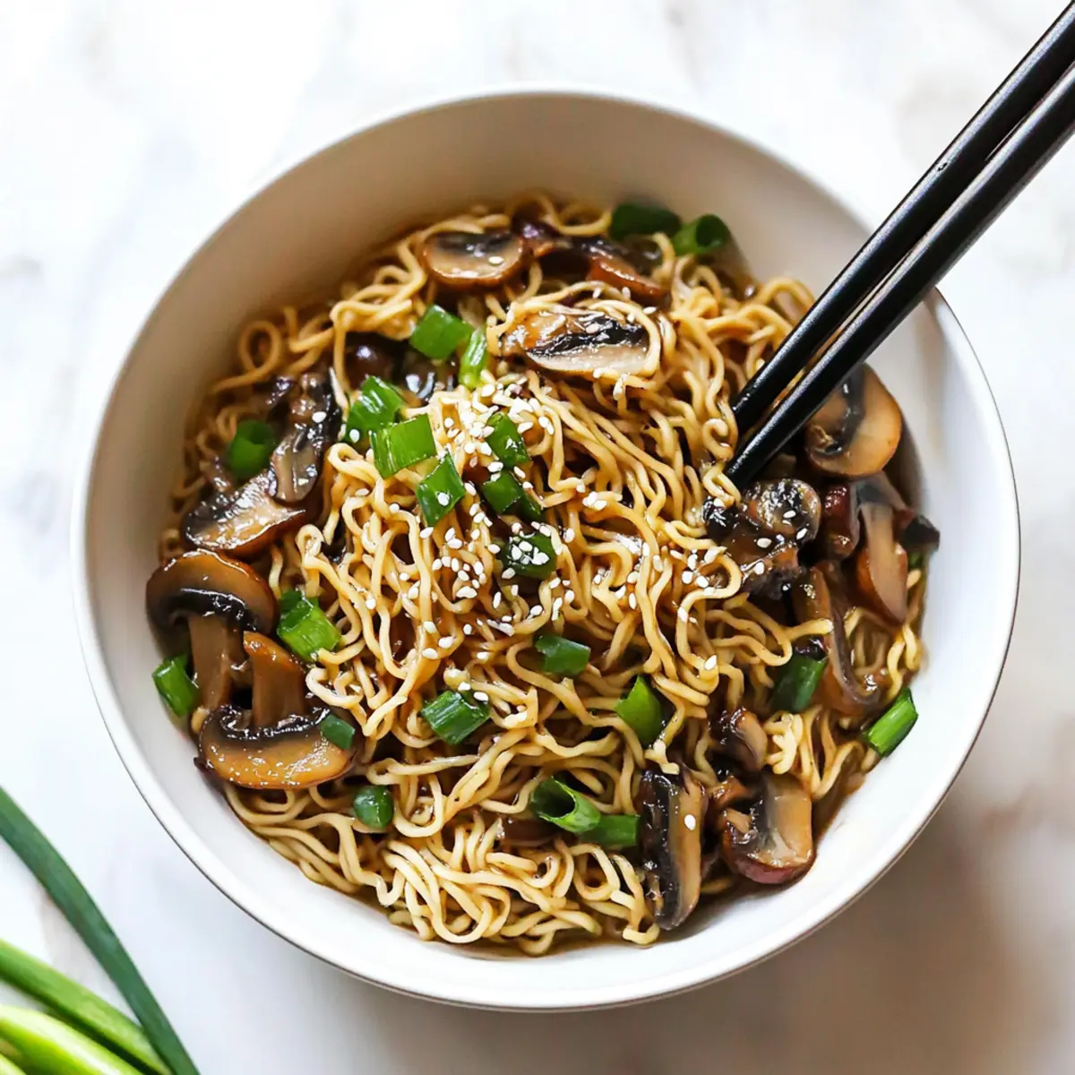 Mushroom Ramen Noodles Recipe