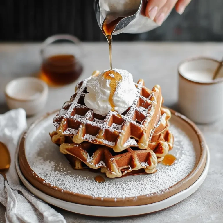 Gingerbread Waffles Recipe