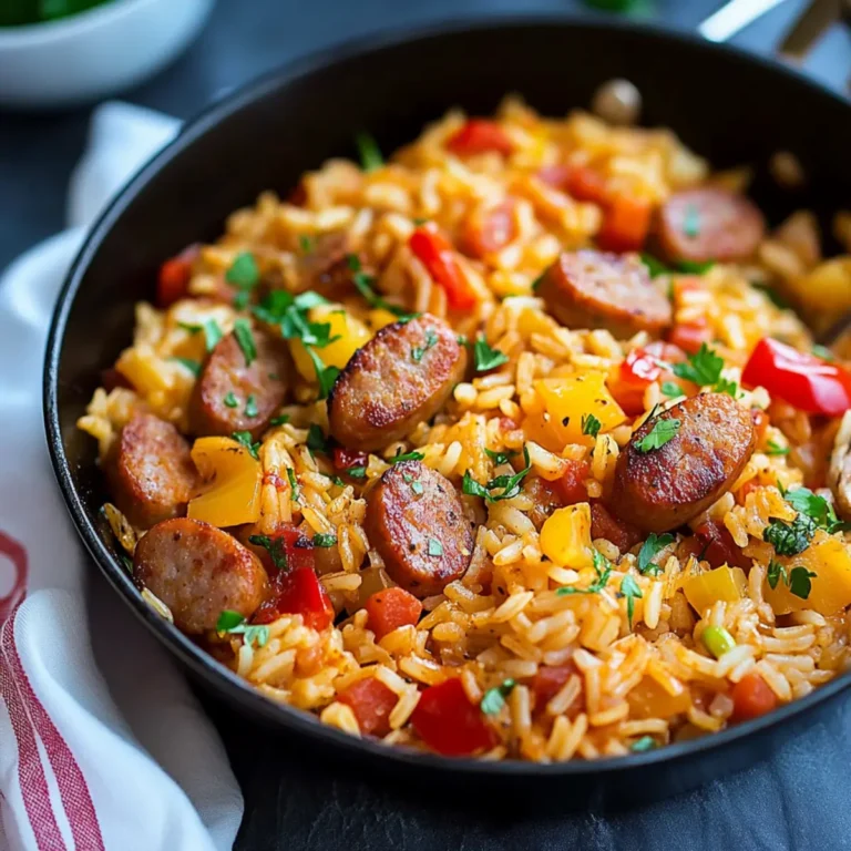 Sausage and Rice Skillet Recipe