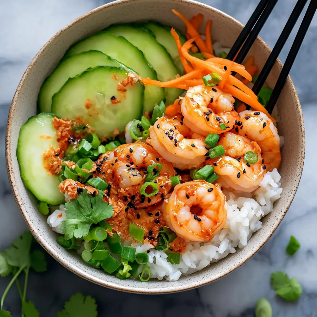 Spicy Shrimp Rice Bowls Recipe