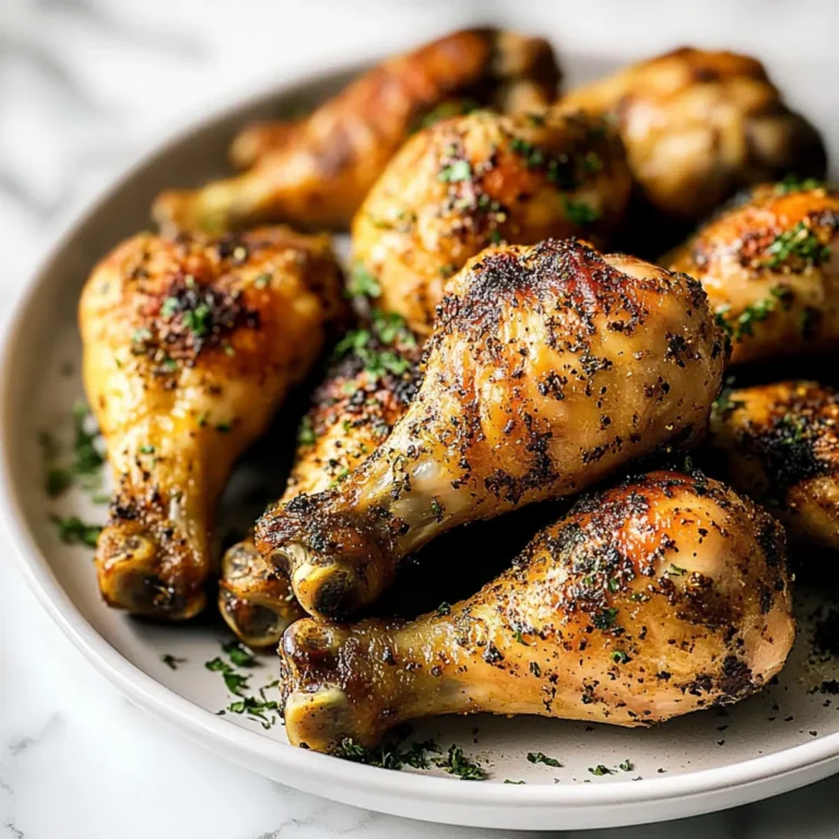 Crispy Baked Chicken Legs Recipe