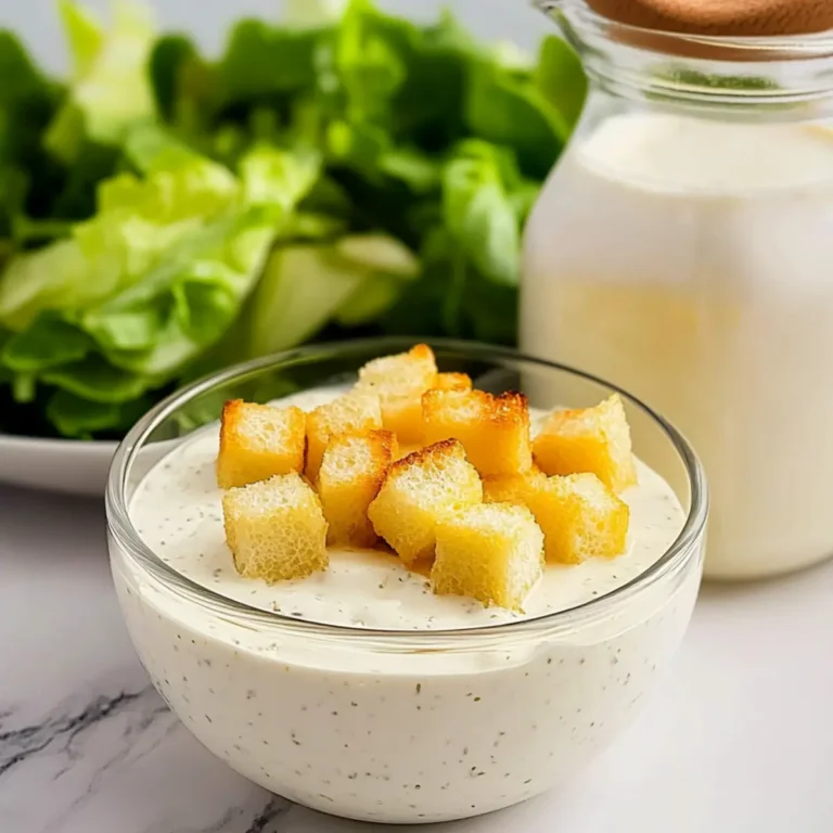 Creamy Lemon Salad Dressing Recipe