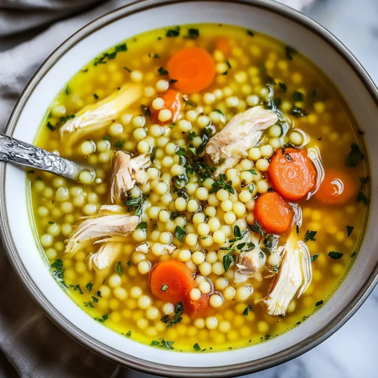Healing Chicken and Couscous Soup Recipe