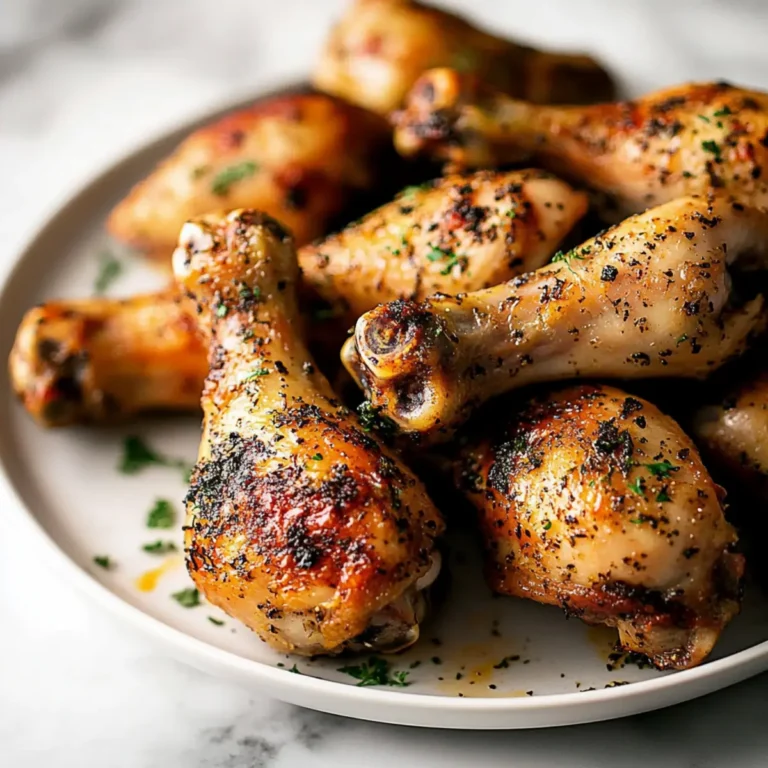 Crispy Baked Chicken Legs Recipe