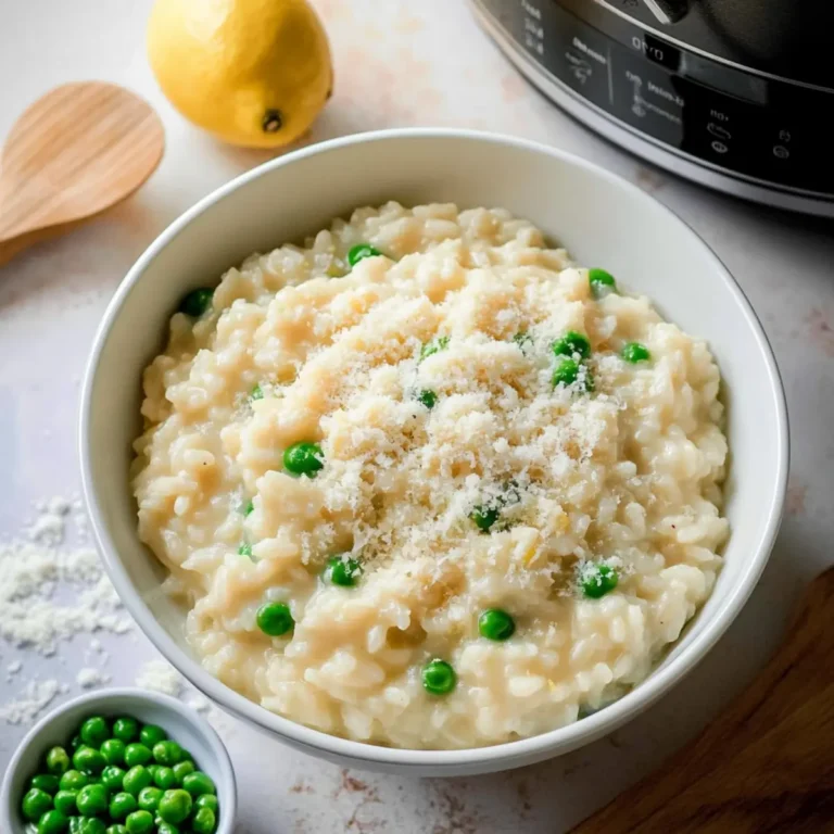 Creamy Lemon Parmesan Risotto in Rice Cooker Recipe
