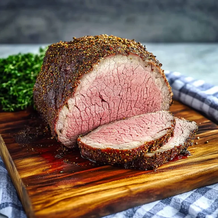 Herb Rubbed Bottom Round Roast Beef Recipe