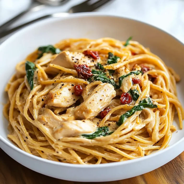 Creamy Tuscan Chicken Pasta Recipe
