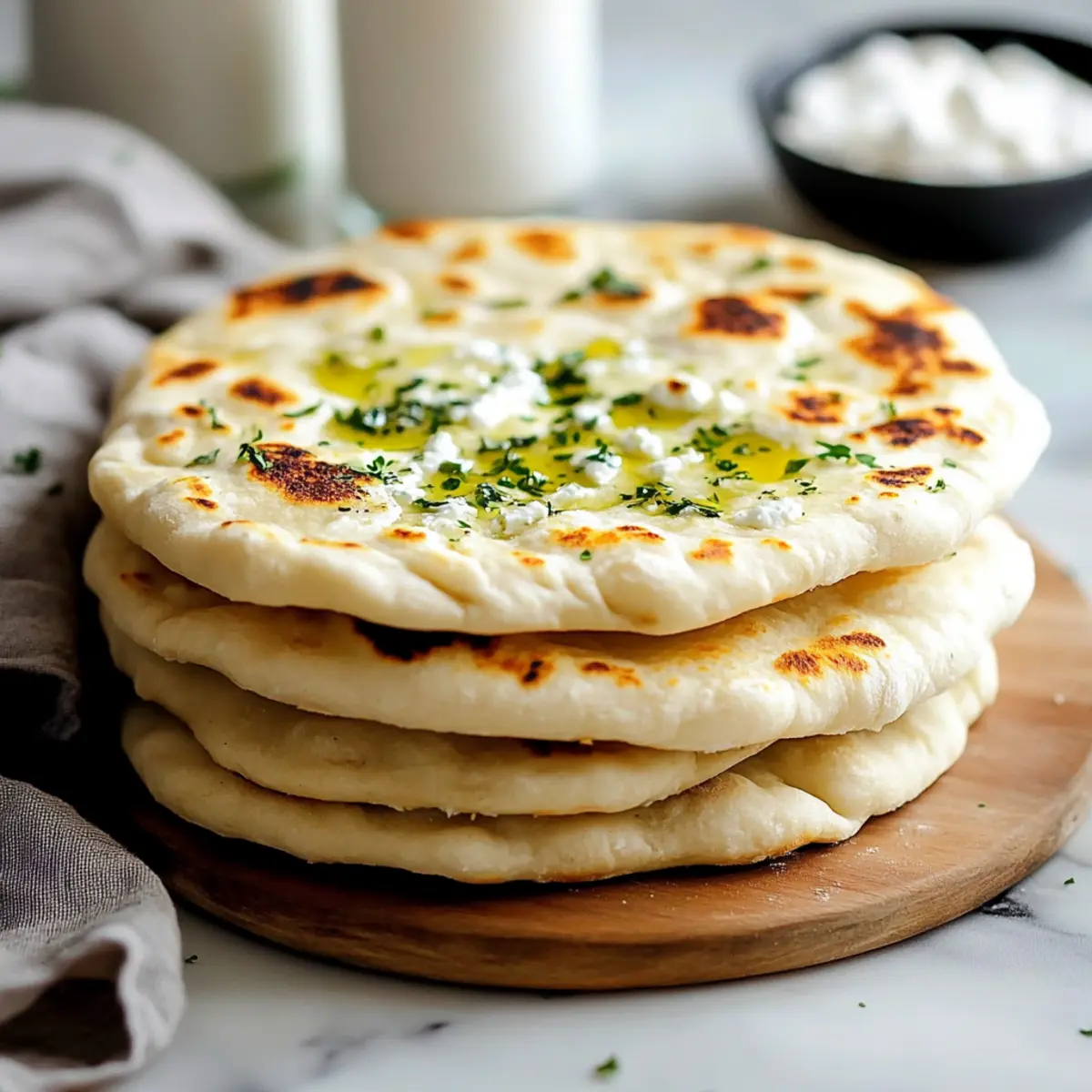 Cottage Cheese Flatbreads Recipe
