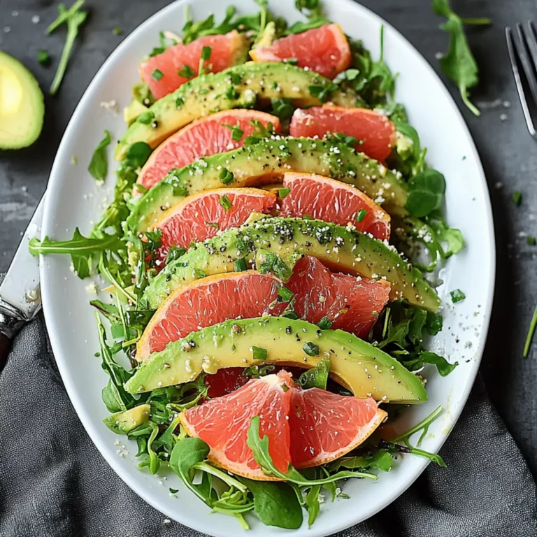 Grapefruit and Avocado Salad Recipe