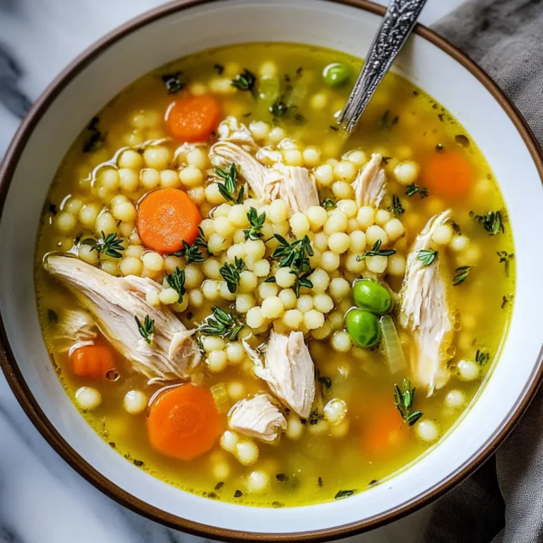 Healing Chicken and Couscous Soup Recipe