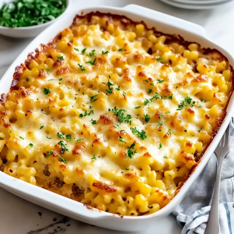 Cheeseburger Pasta Bake Recipe